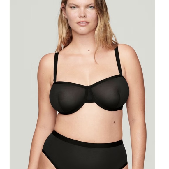 New Cuup The Balconette Bra in Black Size: 36E - Picture 5 of 13